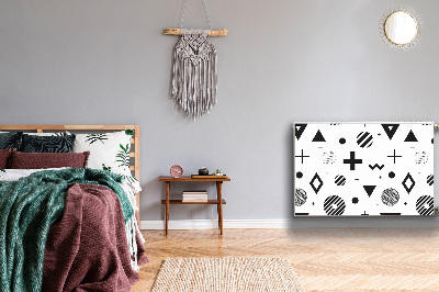 Magnetic radiator mat Geometric patterns