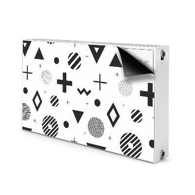 Magnetic radiator mat Geometric patterns