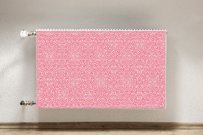 Printed radiator mat Floral pattern