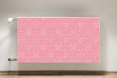 Printed radiator mat Floral pattern