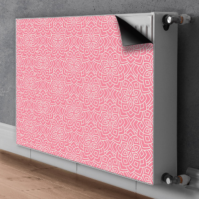 Printed radiator mat Floral pattern