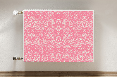 Printed radiator mat Floral pattern