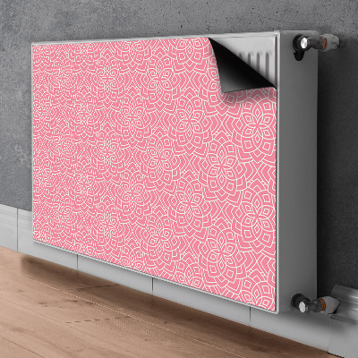 Printed radiator mat Floral pattern