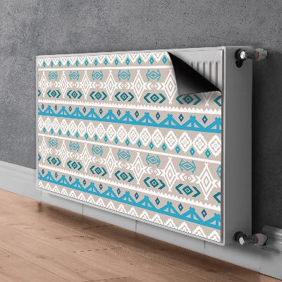 Decorative radiator cover Tribal art