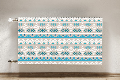 Decorative radiator cover Tribal art