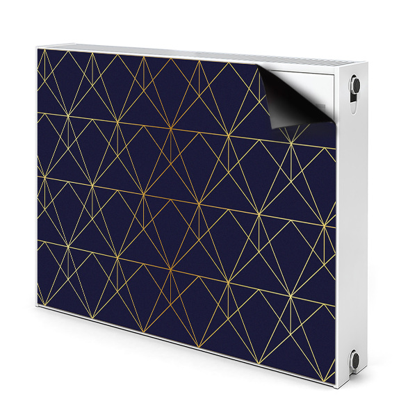 Magnetic radiator mat Triangle pattern