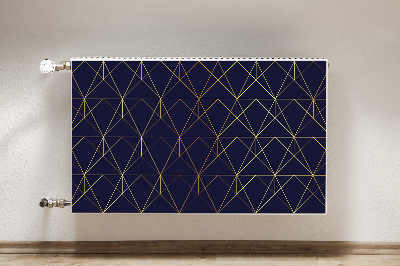 Magnetic radiator mat Triangle pattern