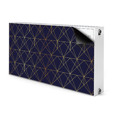 Magnetic radiator mat Triangle pattern