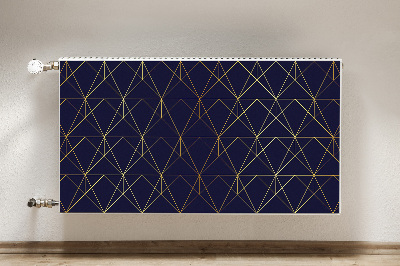 Magnetic radiator mat Triangle pattern