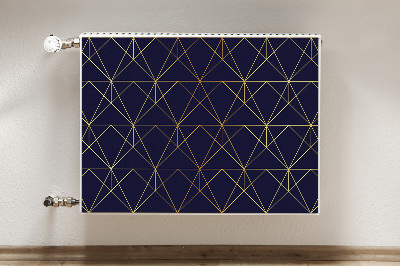 Magnetic radiator mat Triangle pattern