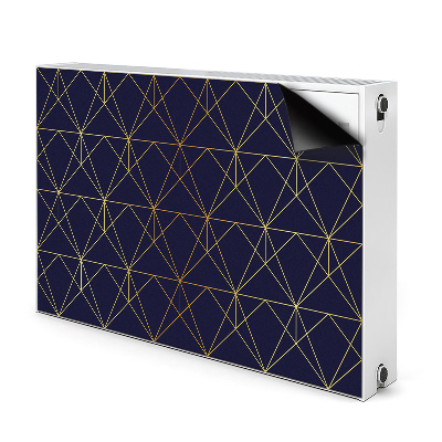 Magnetic radiator mat Triangle pattern