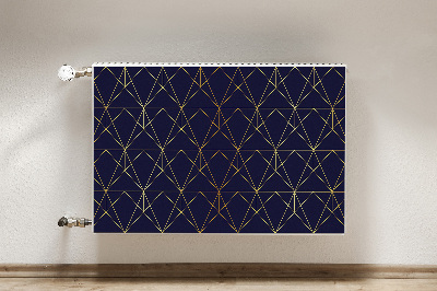 Magnetic radiator mat Triangle pattern