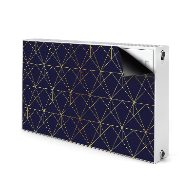 Magnetic radiator mat Triangle pattern