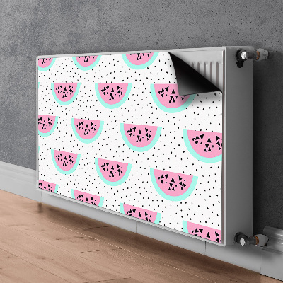 Radiator cover Watermelons and dots