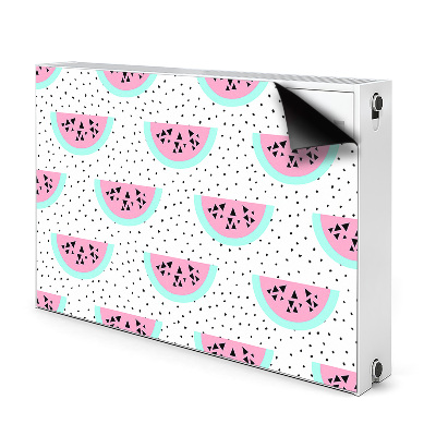 Radiator cover Watermelons and dots