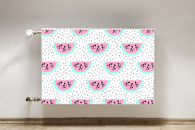 Radiator cover Watermelons and dots