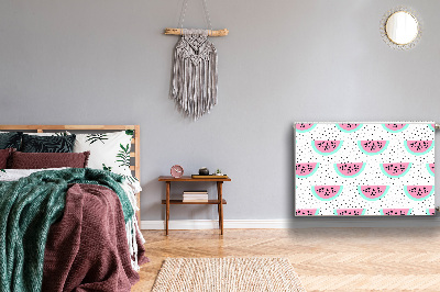 Radiator cover Watermelons and dots