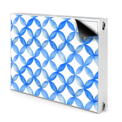 Magnetic radiator cover Blue wheels