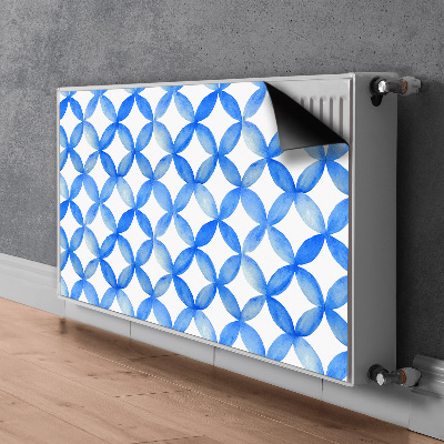 Magnetic radiator cover Blue wheels