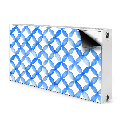 Magnetic radiator cover Blue wheels