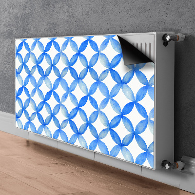 Magnetic radiator cover Blue wheels