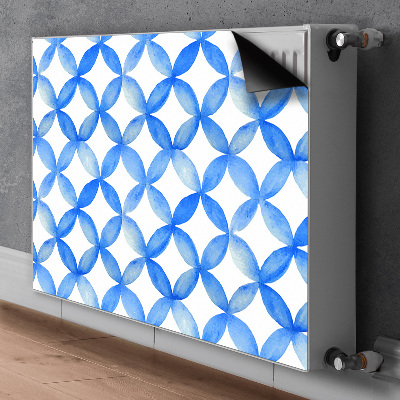 Magnetic radiator cover Blue wheels