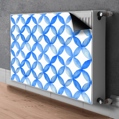 Magnetic radiator cover Blue wheels