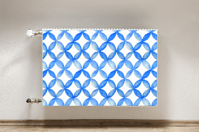 Magnetic radiator cover Blue wheels