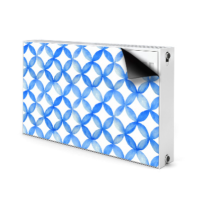 Magnetic radiator cover Blue wheels