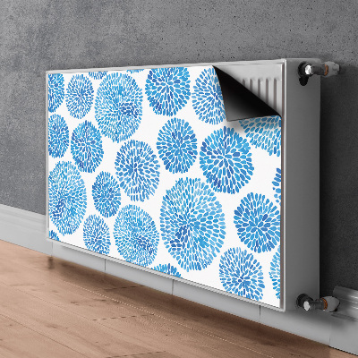 Magnetic radiator mat Japanese pattern