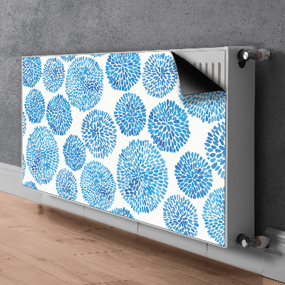 Magnetic radiator mat Japanese pattern