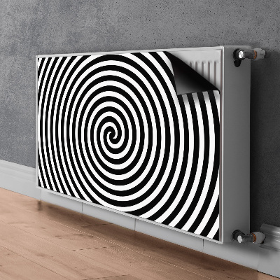 Decorative radiator cover Spiral