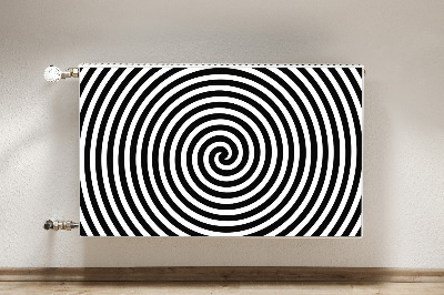 Decorative radiator cover Spiral