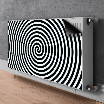 Decorative radiator cover Spiral