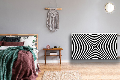 Decorative radiator cover Spiral