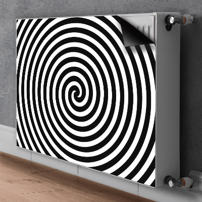 Decorative radiator cover Spiral