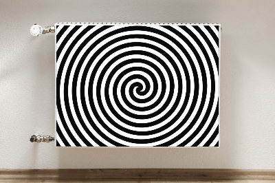 Decorative radiator cover Spiral