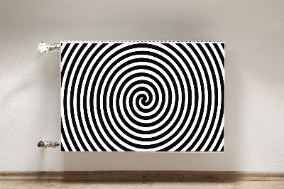 Decorative radiator cover Spiral