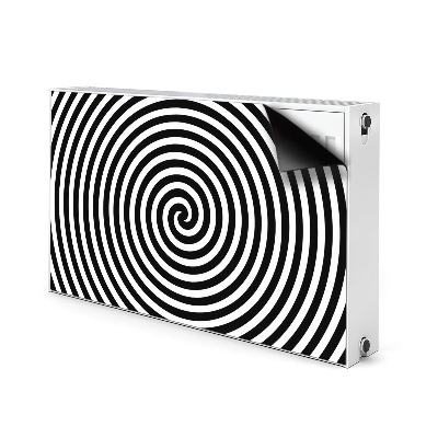 Decorative radiator cover Spiral