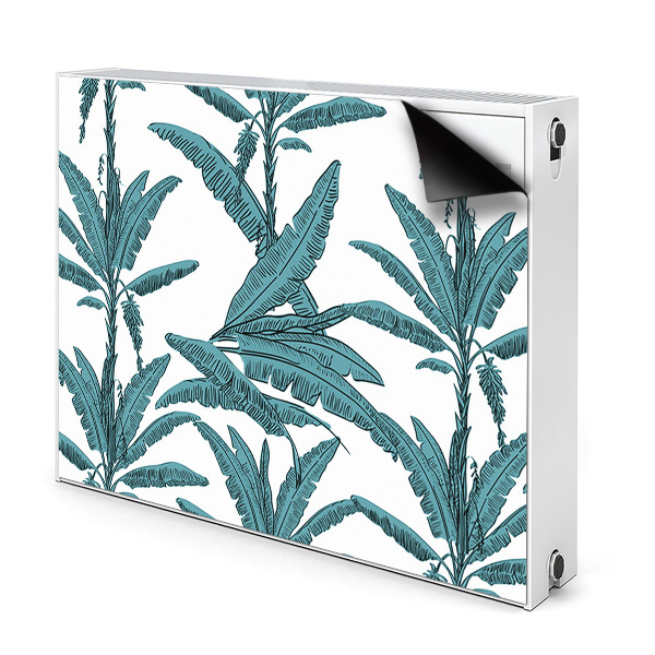 Magnetic radiator mat Palm branches