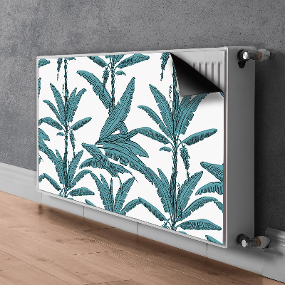 Magnetic radiator mat Palm branches