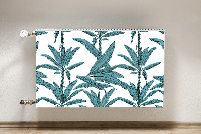 Magnetic radiator mat Palm branches