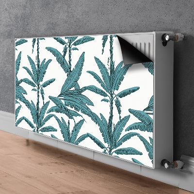 Magnetic radiator mat Palm branches