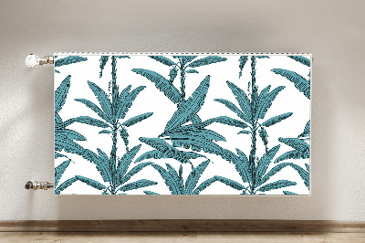 Magnetic radiator mat Palm branches