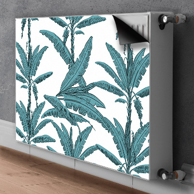 Magnetic radiator mat Palm branches