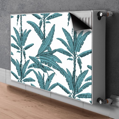 Magnetic radiator mat Palm branches