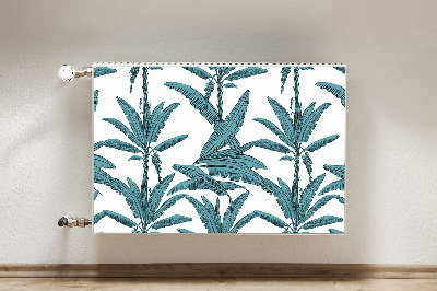 Magnetic radiator mat Palm branches