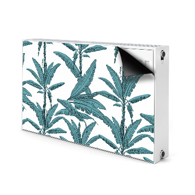 Magnetic radiator mat Palm branches