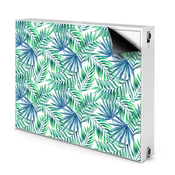 Magnetic radiator cover Painted leaves