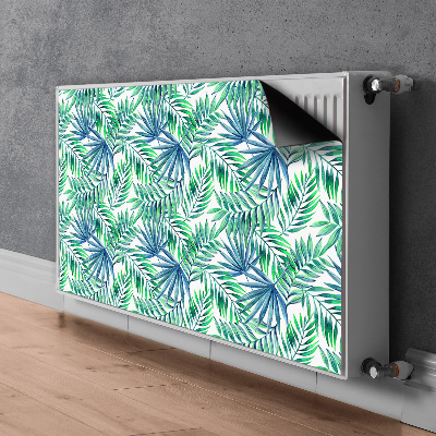 Magnetic radiator cover Painted leaves